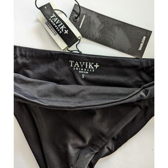 Side Tie Tavik Black Bikini Bottom - Picture 6 of 10